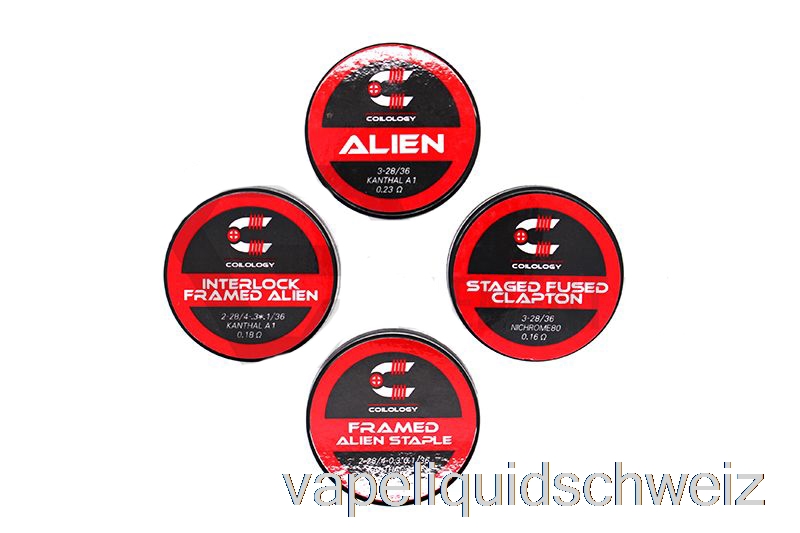 Coilology Performance Vorgefertigte Spulen Staple Alien – 0,21 Ohm KA1 Vape Ohne Nikotin